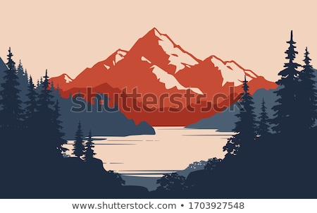 Stok fotoğraf: Small Lake In The Mountains