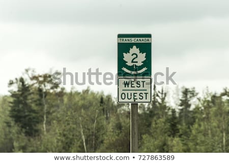 Stock fotó: Manitoba Highway Sign