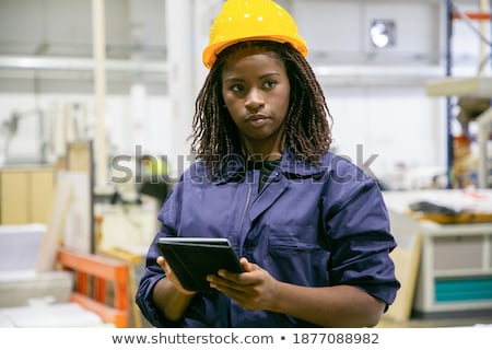 [[stock_photo]]: Pensive Female Laborer