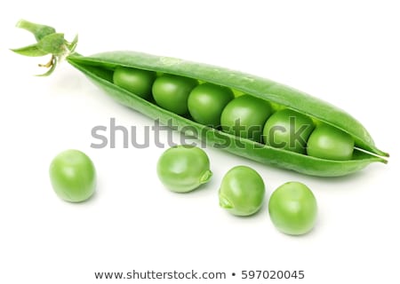 Stock photo: Background Of Wet Green Peas