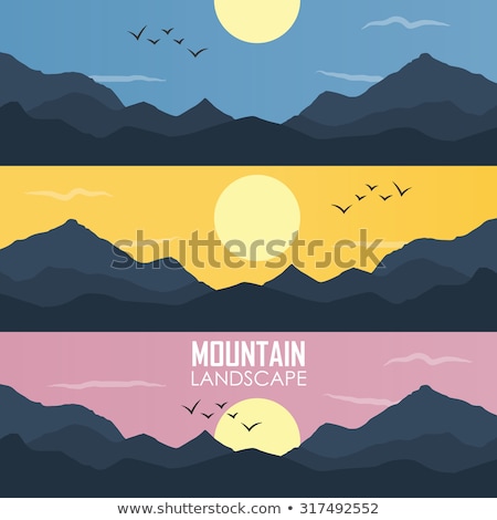 Foto d'archivio: The Simple Layers Of The Smokies At Sunset - Smoky Mountain Nat