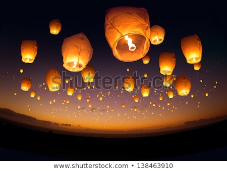 Flying Lanterns Zdjęcia stock © solarseven