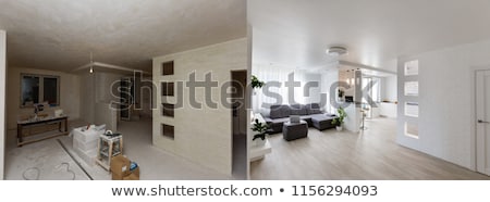 Stock photo: An Empty Kitchen Apartment Room After Renovation