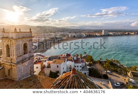 Stock foto: Pope Lunas Castle In Peniscola Spain