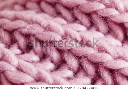 Stok fotoğraf: Knitted Wool Close Up