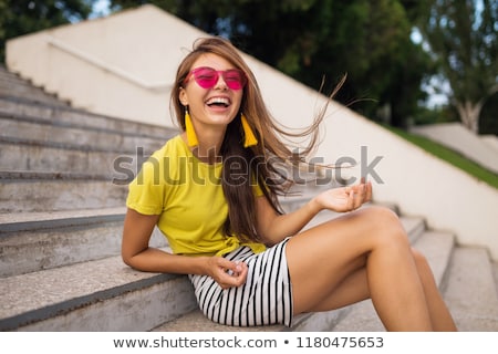 Stock photo: Beautiful Girl In Mini Skirt