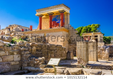 ストックフォト: Ancient Site Of Knossos In Crete