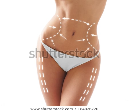 Foto stock: Woman Body In Bikini Isolated