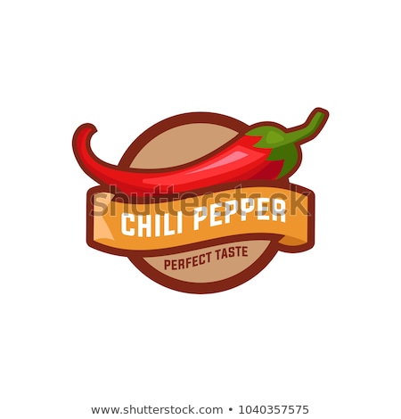 商業照片: Hot Chilli Pepper On Fork Isolated