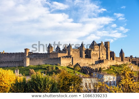[[stock_photo]]: Medieval Castle Of Carcassonne Languedoc Roussillon France
