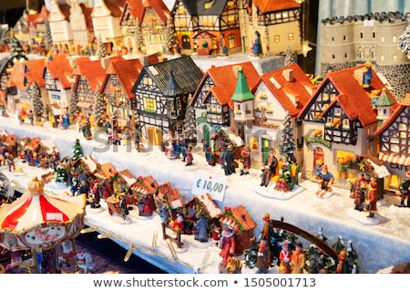 [[stock_photo]]: Christmas Market Kiosk Details