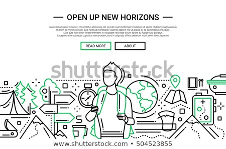 Foto stock: Hobby Flat Concept Icons