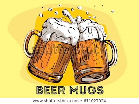 Stockfoto: Two Beer Mugs