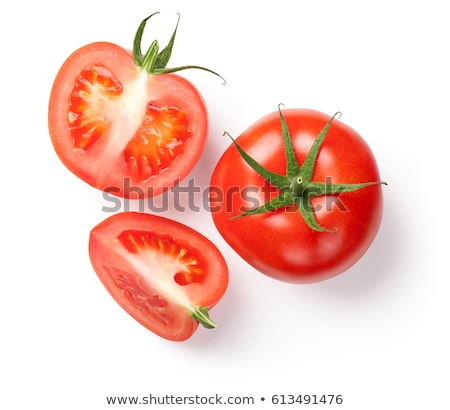 Stock fotó: Cherry Tomato Isolated On White Background