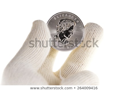 Canadian Silver Coin Investment One Ounce Troy [[stock_photo]] © pixelman