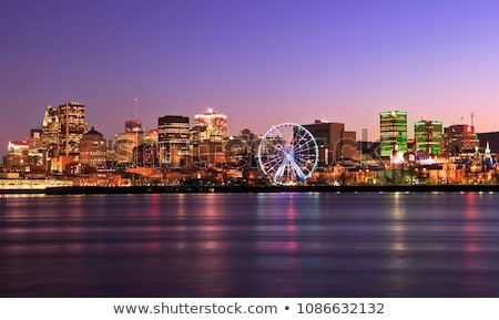 Stockfoto: Panorama Of Montreal At Sunset