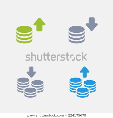 Coins Stack Vector Glyph Icon Foto d'archivio © Micromaniac