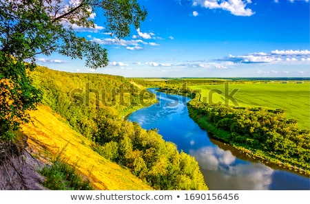 Stock photo: River And Blue Sky