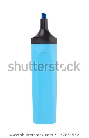Stock foto: Blue Highlighter Isolated
