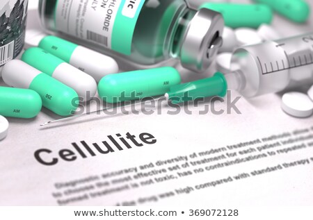 Сток-фото: Diagnosis - Cellulite Medical Concept With Blurred Background