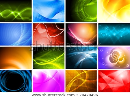 Stockfoto: Abstract Vector Background Blue Violet Wavy