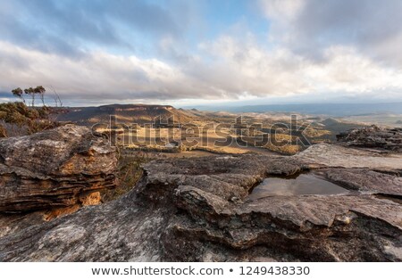 Stok fotoğraf: Scenic Valley Vista From The Top Of Horne Point