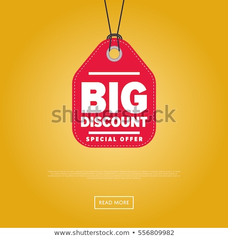 Сток-фото: Exclusive Product Discount Vector Illustration