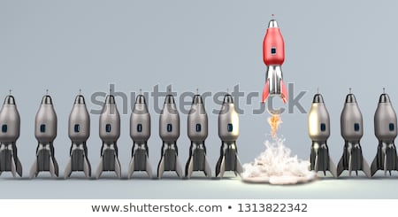 ストックフォト: Starting Rocket Unicorn Startup
