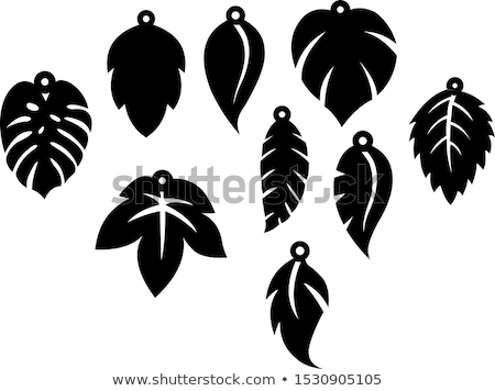 Foto stock: Earring Graphic Design Template Vector Illustration