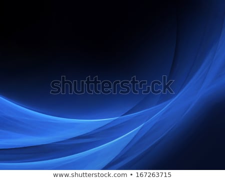 Stock foto: Blue Abstract Art Background Silk Texture And Wave Lines In Mot