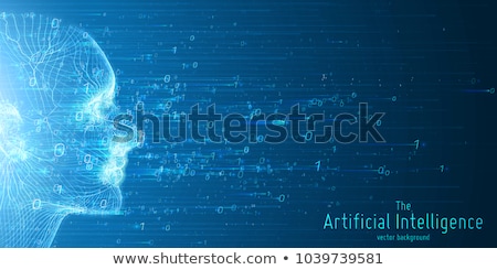 Stock fotó: Machine Learning Artificial Intelligence Vector