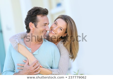 Сток-фото: Portrait Of A Middle Aged Couple