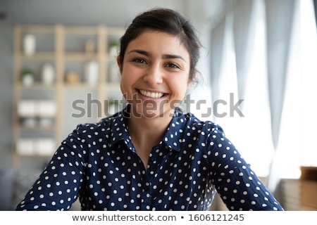 Stok fotoğraf: Young Woman With Video Camera