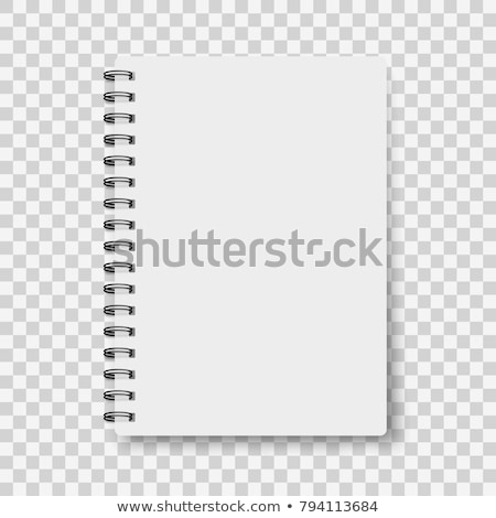 Foto stock: Blank Notebook