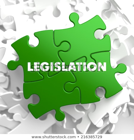 [[stock_photo]]: Legislation On Green Puzzle