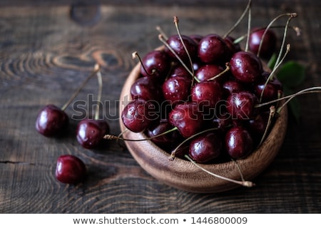 Foto stock: Fresh Red Cherries