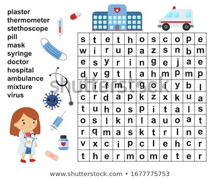 Stock fotó: Puzzle With Word Health