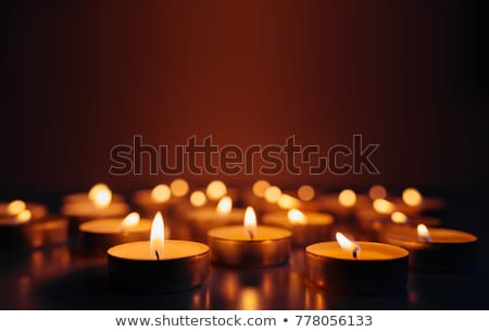 Сток-фото: Burning Candles With Shallow Depth Of Field