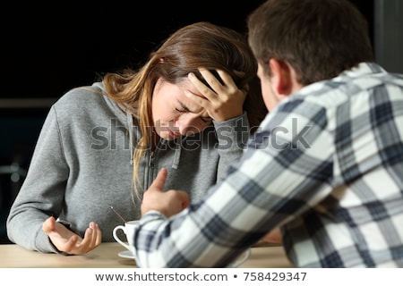 Stock foto: Unhappy Stressed Couple Family Arguing