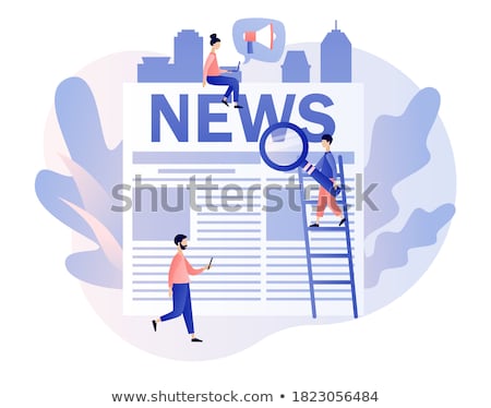 Foto stock: The Word News