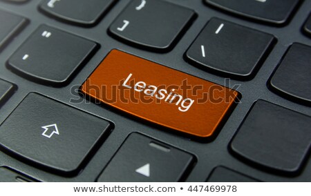 Stock photo: Leasing Button