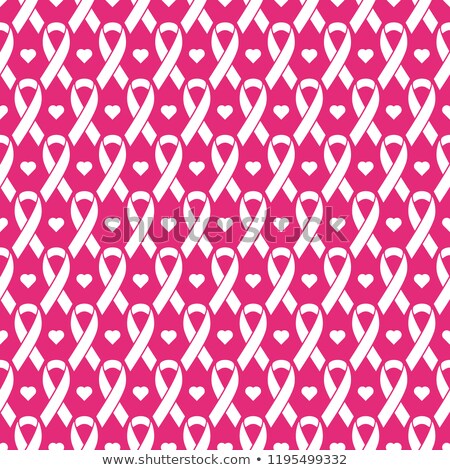Stock photo: Pink Cancer Ribbon Seamless Background