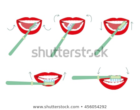 Foto stock: Jaw And Tooth Brush