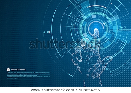 Stock photo: Technology Touch