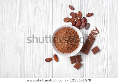 Foto d'archivio: Black Beans In Wooden Bowl Top View Copy Space