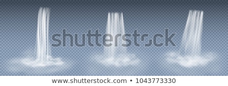 Foto stock: Waterfall Isolated Natural Pure Water Rivers And Water Falls