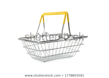 Stock fotó: Shopping Basket Isolated