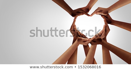 Foto stock: Expressing Support