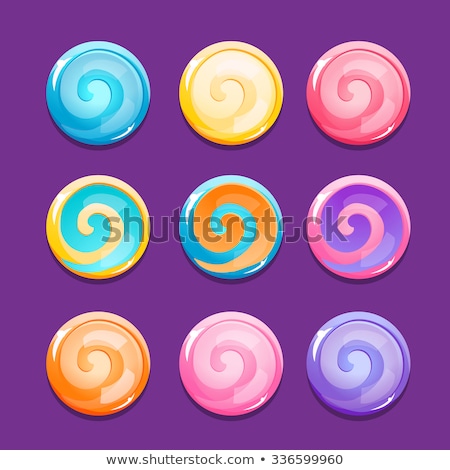 ストックフォト: Three Lollipops With Different Colors