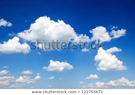 Stock photo: Blue Sky With Clouds Closeup